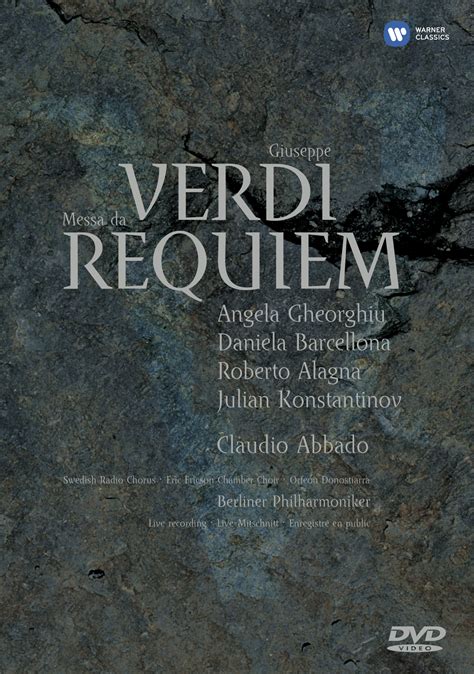 Verdi Messa Da Requiem Warner Classics