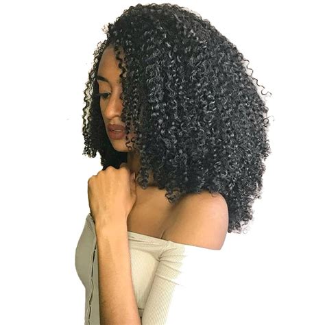 3b 3c Kinky Curly Clip In Human Hair Extensions 100 Natural Hair Clip