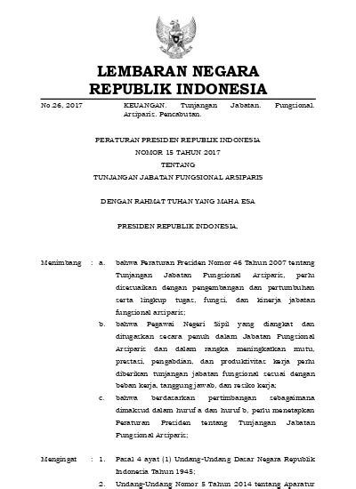 PERATURAN PRESIDEN REPUBLIK INDONESIA NOMOR TAHUN TENTANG