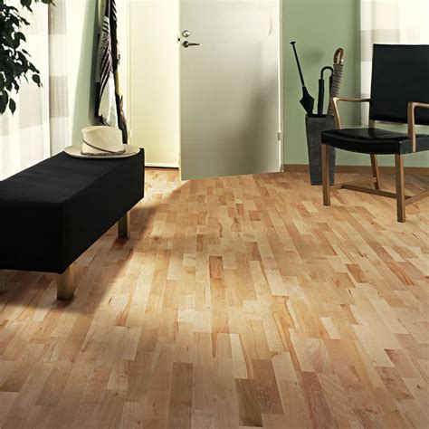 The hardwood pieces are luxuriously wide and thoroughly modern. Kahrs Beech Viborg Engineered Wood Flooring