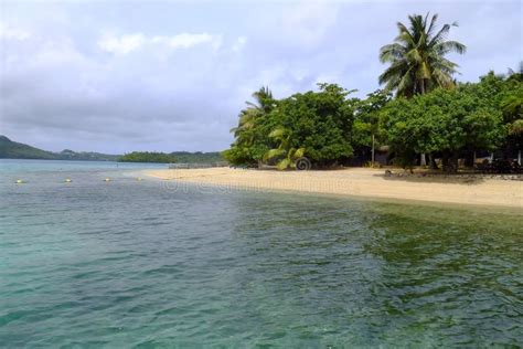 Sandy Beach On Vavau Island Tonga Stock Image Image Of Vacation