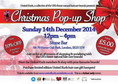 United Kurls Christmas Pop Up Shop December 14 2014
