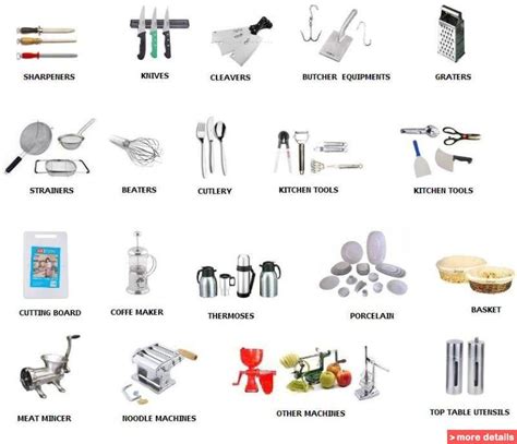Cutlery, specialty tools, kitchen equipments, kitchen tools, modern kitchen tools, kitchen. Kitchen Utensils Equipment Names | Kitchen tool names