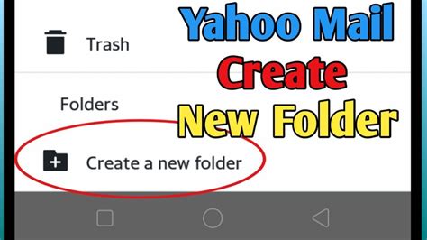 How To Create New Folder In Yahoo Mail Yahoo Mail Tutorial Mail