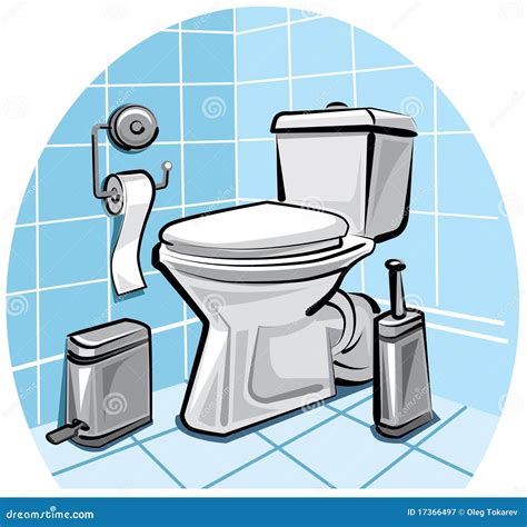 Toilette Vektor Abbildung Illustration Von Wäsche Toilette 17366497