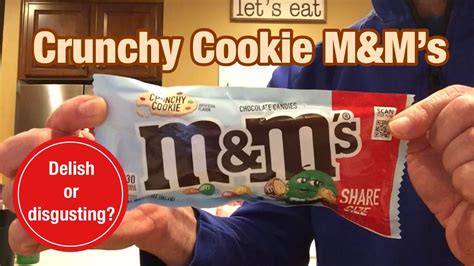 Crunchy Cookie Mandms Delish Or Disgusting Youtube