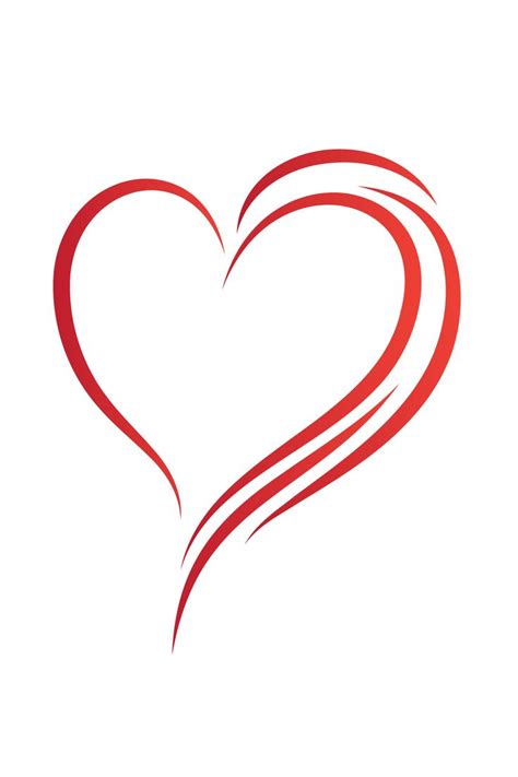 Heart Love Logo Vector Heart Logo Love Logo Love Symbols