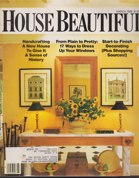 House Beautiful Magazine March 1988 Start To Finish Etsy Uk