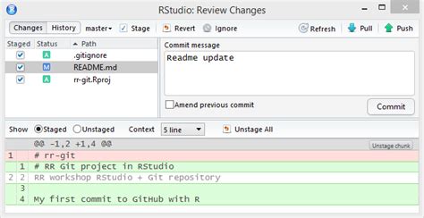 How To Use Git With R And RStudio Reproducible Research Workshop