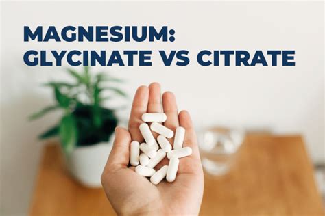 Magnesium Glycinate Vs Magnesium Citrate Which Is Better Real Vitamins