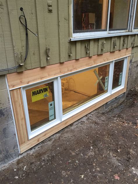 Basement Triple Wide Marvin Window Affordable Egress Windows And Basement