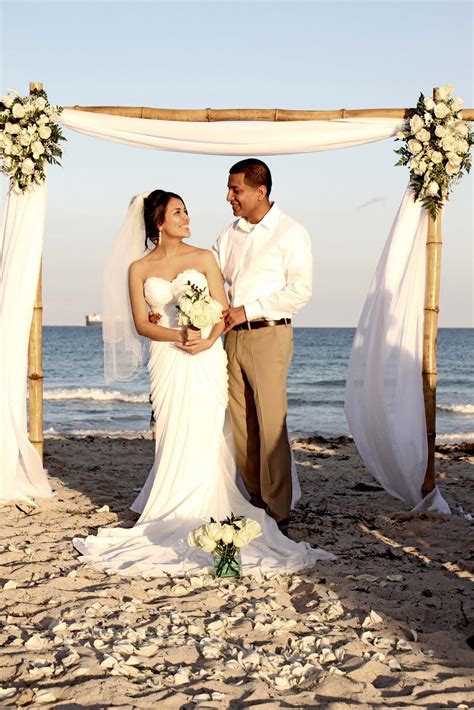 Affordable Beach Weddings! 305-793-4387: Evelyn & Juan's Miami Beach ...