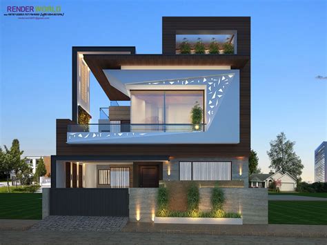 20 Modern Duplex House Front Elevation Designs Ideas