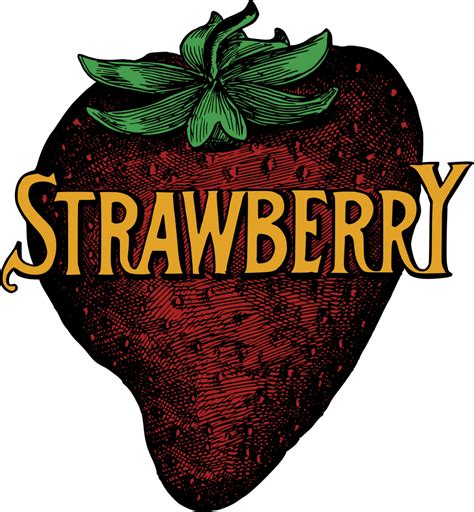 Onlinelabels Clip Art Strawberry Text
