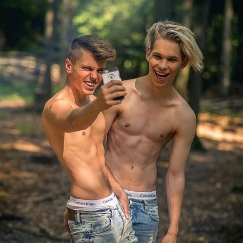 Adam Jakubowski And Krzystof Sowinski Blonde Guys Shirtless Men Shirtless