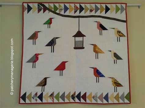 The Patchery Menagerie Student Bird Quilts
