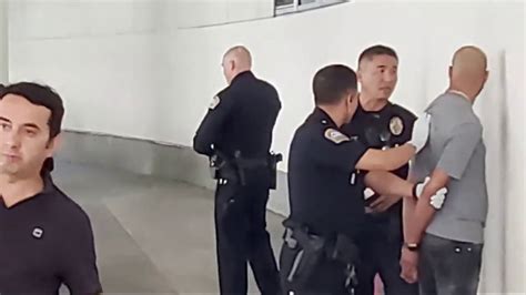 Man Arrested By Airport Police For Hitting His Girlfriend At Lax Youtube