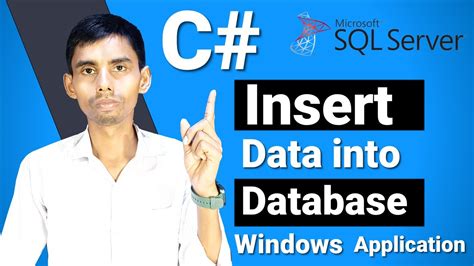 How To Insert Data Into Database Using C Ado Net Sql Server C