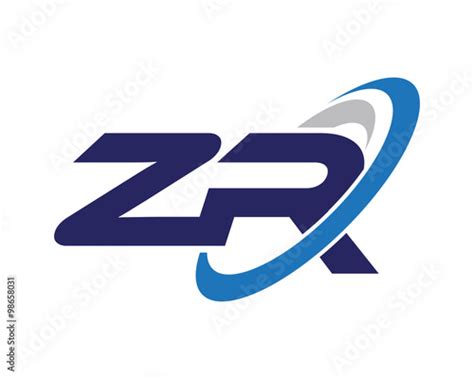 Zr Letter Swoosh Logo Imágenes De Archivo Y Vectores Libres De