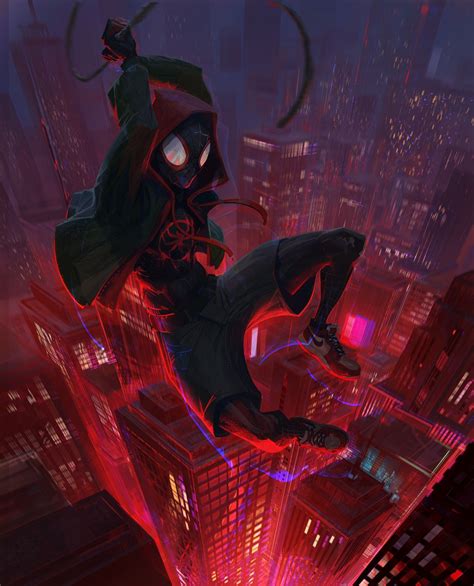 Artstation Miles Morales Spider Man Into The Spider