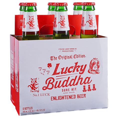 Lucky Buddha Beer 6pk 12 Oz Btls Applejack