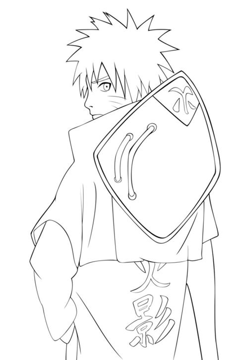 Naruto Hokage Coloring Pages Coloring Pages Anime Naruto Coloring