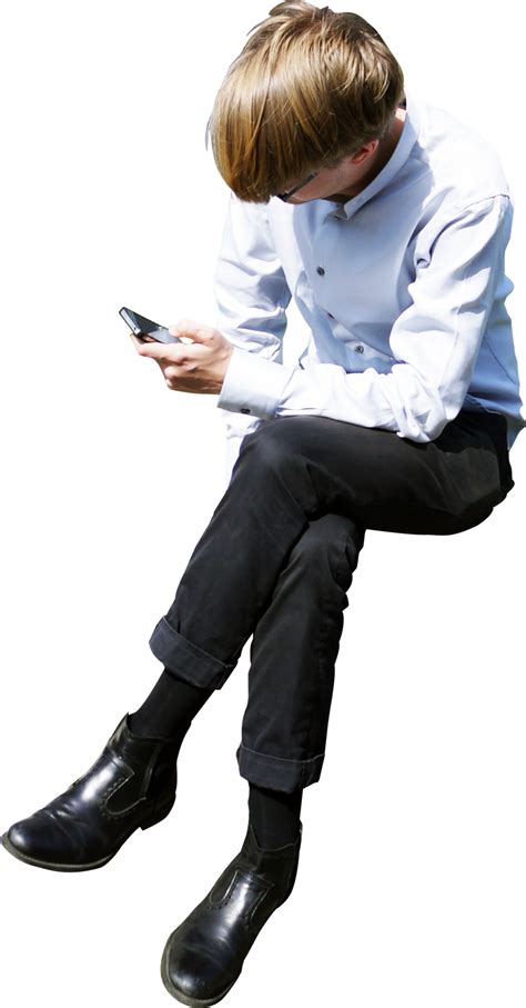Young Sitting Man Png High Quality Image Png All Png All