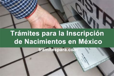 Trámites para la Inscripción de Nacimientos en México Guía Completa