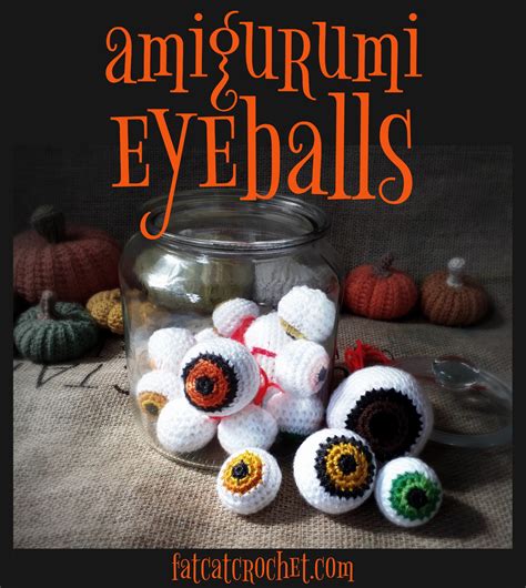 Amigurumi Eyeballs Fat Cat Crochet