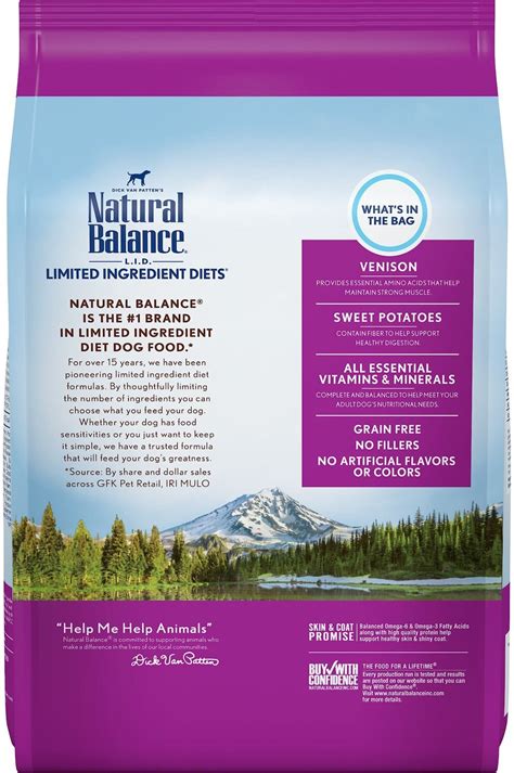 Natural Balance Lid Limited Ingredient Diets Sweet Potato And Venison