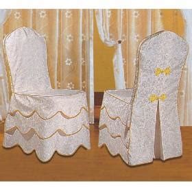 Where to buy chair covers? wholesale White And Lace With Yellow Embroidery Decorative ...