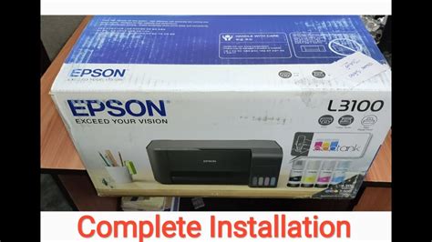 Epson L Printer Installation Process Epson L Unboxing And Complete Installation Epson