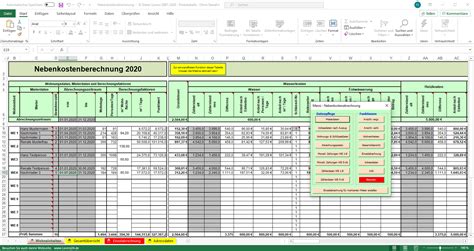 Ideal für die planung eines tages. Nebenkostenabrechnung (Excel-Vorlage) - Download ...
