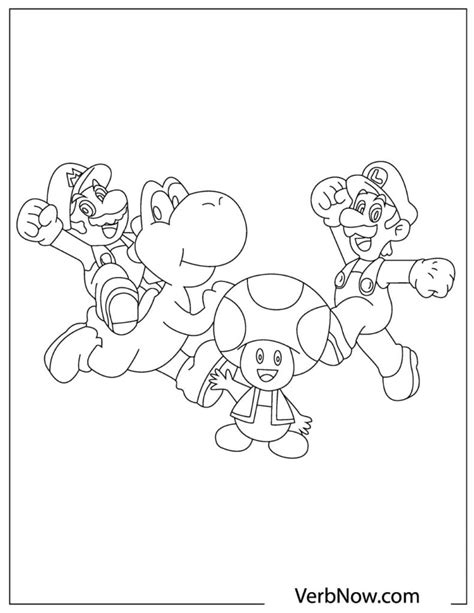 Printable Super Mario Pdf Coloring Page Super Mario Coloring Pages Hot Sex Picture