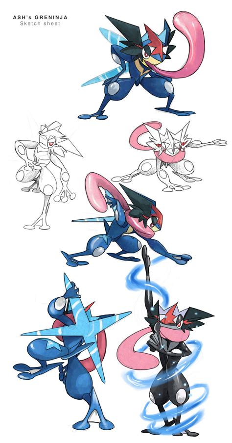 Greninja Ash Pokemon Pokémon Heroes Pokemon Rayquaza