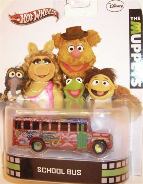 School Bus Muppets Show Kermit Peggy La Cochonne Fonzie Hot Wheels