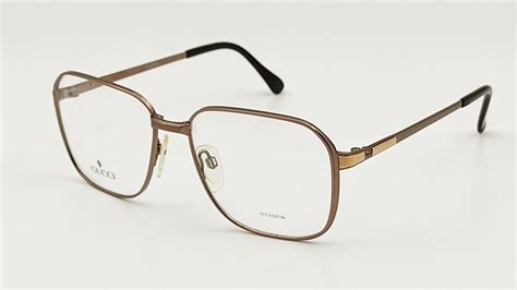 rare titanium eyeglasses by gucci mod gg 1802 made in italy etsy