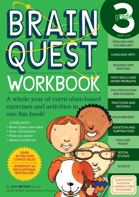 Brain Quest Workbook 3rd Grade A Childs Delight