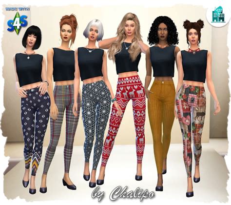 Leggings By Chalipo At All 4 Sims Sims 4 Updates