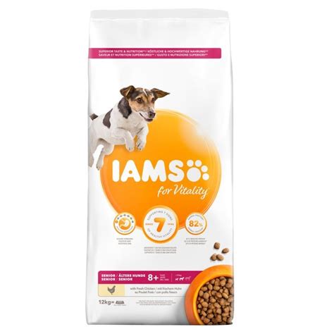 Black hawk, advance, ivory coat, royal feeding your dog a quality food tailored to their size, lifestage and specific health needs is one simple thing you can do every day to invest in your. Iams Vitality Senior Small/Medium Dog Food With Chicken ...