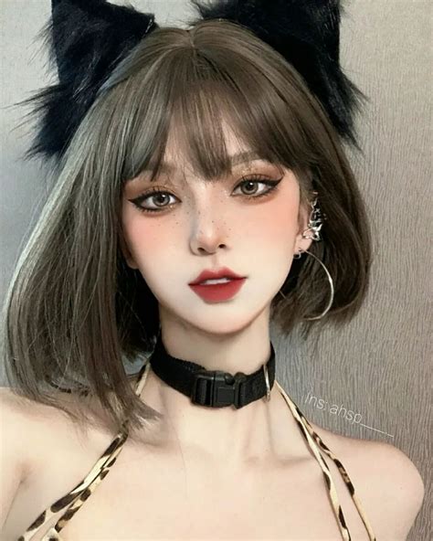 Ahsp On Instagram “有点忙 🐯 Makeup 🐯” In 2022 Beautiful Girl Makeup Portrait Girl Beauty