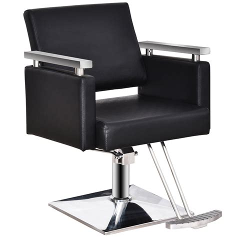 Barberpub Classic Hydraulic Barber Chair Styling Salon Chair For Hair Stylist Beauty Spa