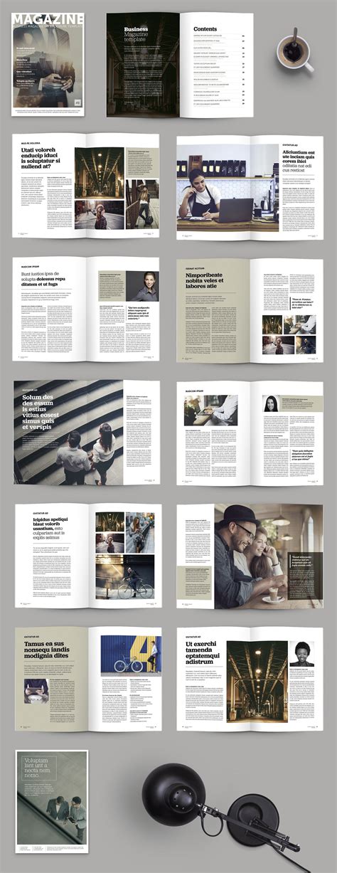 Corporate Magazine Design Template By Patastock On Creativemarket