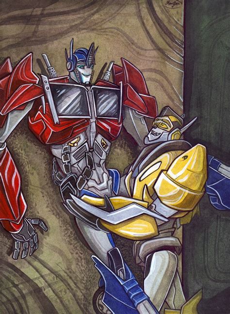 Commission Oc And Optimus Prime By Marydec On Deviantart