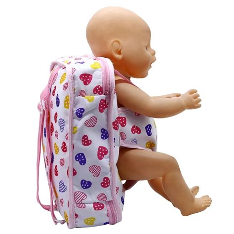 Baby Doll Outgoing Packets Multicolor Outdoor Carrying Doll Backpack