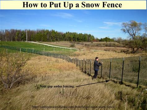 Diy / building a wooden fence using galvanized fence posts (part 1). How to Put Up a Snow Fence for Less Snow Blowing and Plowing