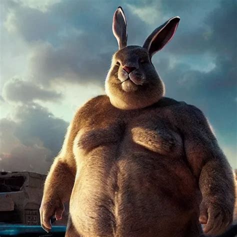 A Badass Photo Of The Real Big Chungus In A Marvel Stable Diffusion