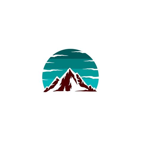 Mountain Logo Design Mountain View Logo 19804806 Vector Art At Vecteezy