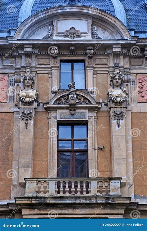 Ornate Facade In Baroque Style Stock Image Image Of Architecture