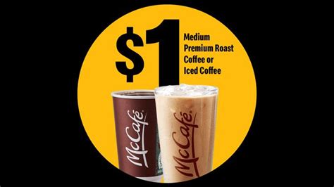 1 Medium Coffee Or Iced Coffee At Mcdonalds Canada On April 28 2021